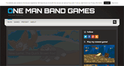 Desktop Screenshot of onemanbandgames.com